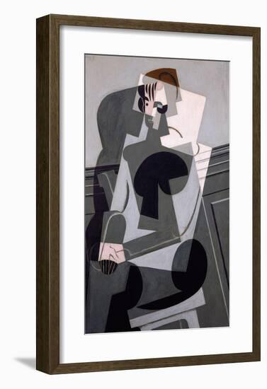 Portrait of Madame Josette Gris-Juan Gris-Framed Premium Giclee Print