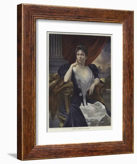 Portrait of Madame La Cometesse De Kersaint-Francois Flameng-Framed Giclee Print