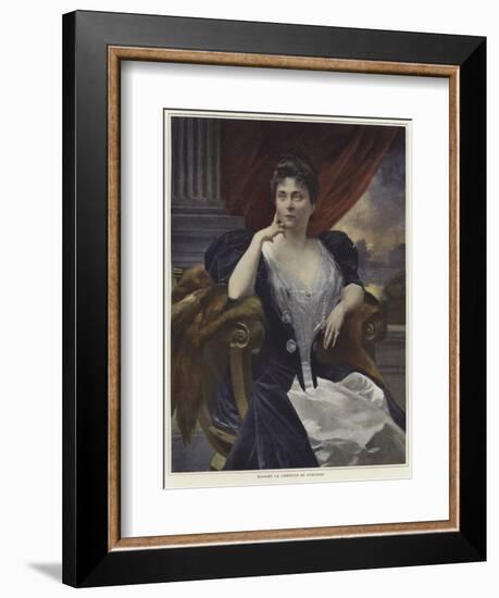 Portrait of Madame La Cometesse De Kersaint-Francois Flameng-Framed Giclee Print