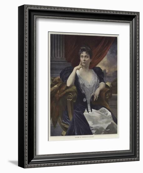 Portrait of Madame La Cometesse De Kersaint-Francois Flameng-Framed Giclee Print