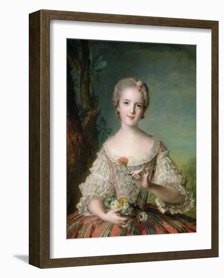 Portrait of Madame Louise de France at Fontevrault, 1748-Jean-Marc Nattier-Framed Giclee Print