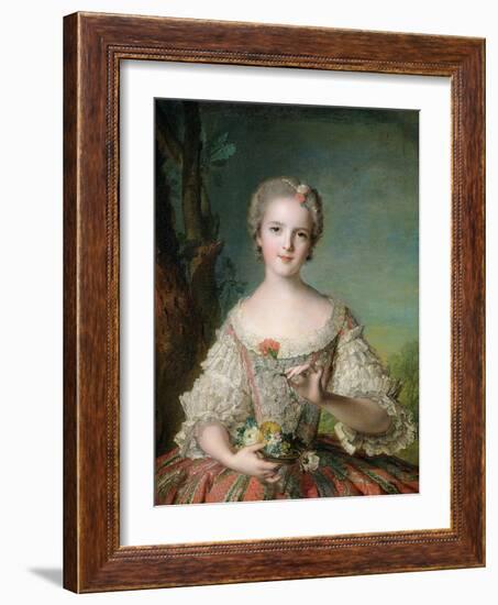 Portrait of Madame Louise de France at Fontevrault, 1748-Jean-Marc Nattier-Framed Giclee Print