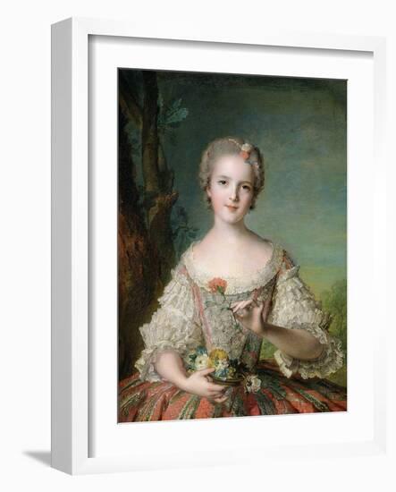 Portrait of Madame Louise de France at Fontevrault, 1748-Jean-Marc Nattier-Framed Giclee Print