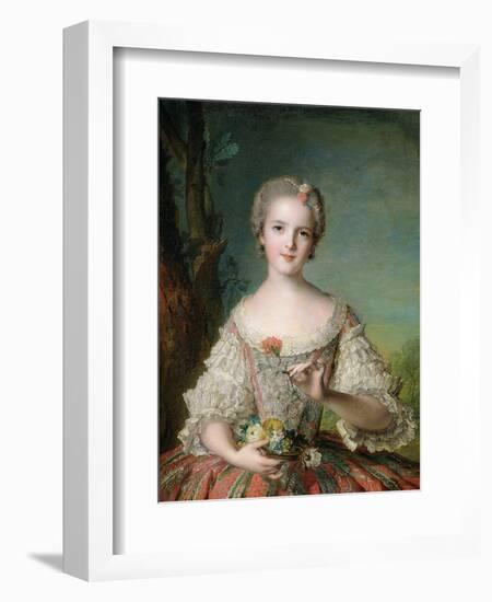 Portrait of Madame Louise de France at Fontevrault, 1748-Jean-Marc Nattier-Framed Premium Giclee Print