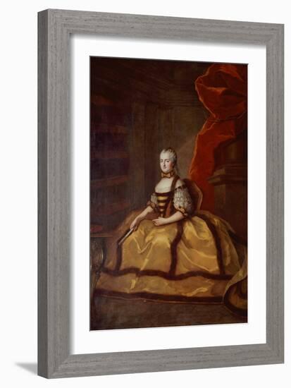 Portrait of Madame Louise of France (1737-87), C.1770 (Oil on Canvas)-Jean-Marc Nattier-Framed Giclee Print