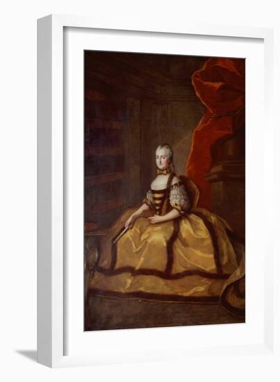 Portrait of Madame Louise of France (1737-87), C.1770 (Oil on Canvas)-Jean-Marc Nattier-Framed Giclee Print