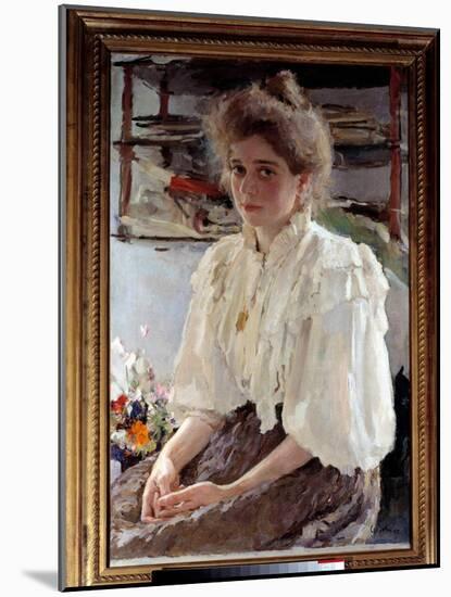 Portrait of Madame Lwoff (1864-1955), Nee Maria Yakovlena Simonovich, Cousin of the Artist, 1895 (O-Valentin Aleksandrovich Serov-Mounted Giclee Print