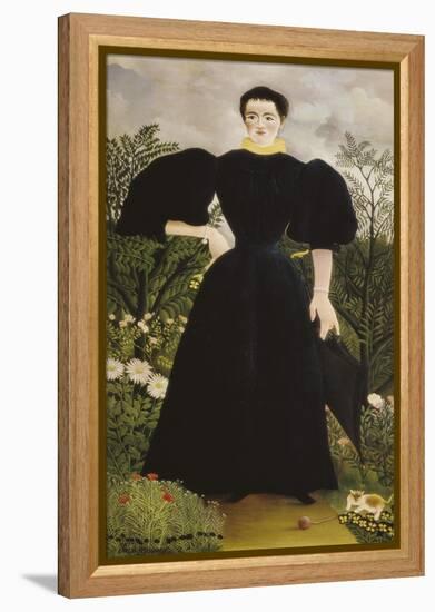 Portrait of Madame M-Henri Rousseau-Framed Stretched Canvas