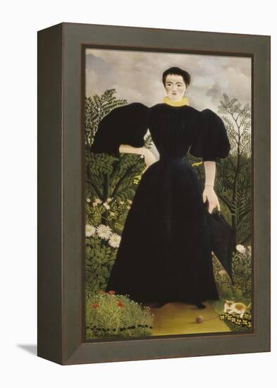 Portrait of Madame M-Henri Rousseau-Framed Stretched Canvas