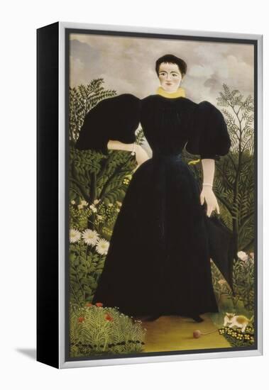 Portrait of Madame M-Henri Rousseau-Framed Stretched Canvas
