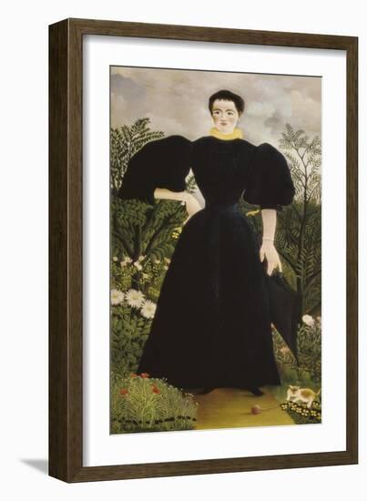 Portrait of Madame M-Henri Rousseau-Framed Art Print