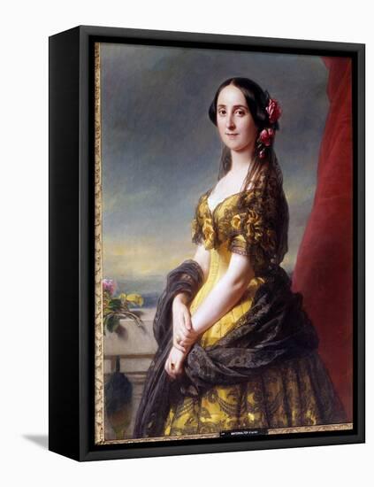 Portrait of Madame Manuel, Countess of Gramedo Painting by Franz Xaver Winterhalter (1806-1873), 19-Franz Xaver Winterhalter-Framed Premier Image Canvas
