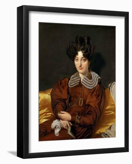 Portrait of Madame Marcotte De Sainte-Marie-Jean-Auguste-Dominique Ingres-Framed Giclee Print