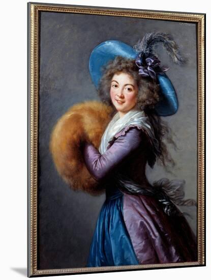 Portrait of Madame Mole Reymond (1759-1833), 1786 (Oil on Canvas)-Elisabeth Louise Vigee-LeBrun-Mounted Giclee Print