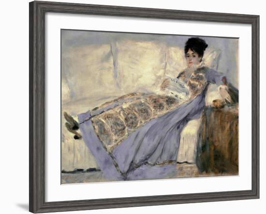 Portrait of Madame Monet by Pierre-Auguste Renoir-null-Framed Giclee Print