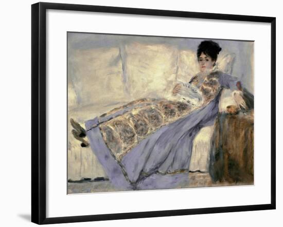 Portrait of Madame Monet by Pierre-Auguste Renoir-null-Framed Giclee Print