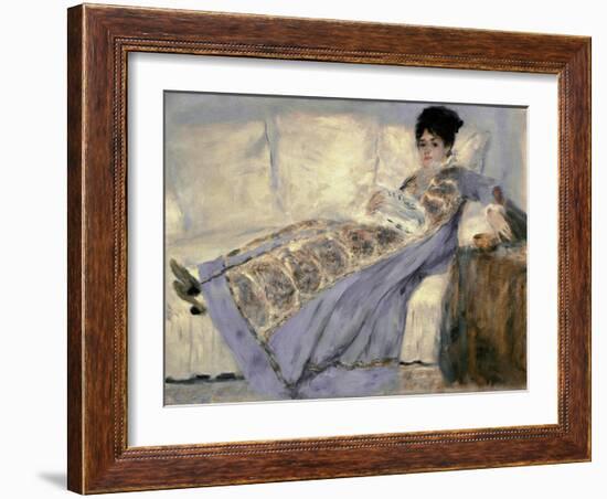 Portrait of Madame Monet by Pierre-Auguste Renoir-null-Framed Giclee Print