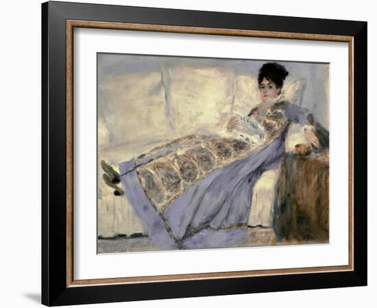 Portrait of Madame Monet by Pierre-Auguste Renoir-null-Framed Giclee Print