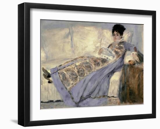 Portrait of Madame Monet by Pierre-Auguste Renoir-null-Framed Giclee Print