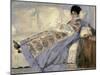 Portrait of Madame Monet by Pierre-Auguste Renoir-null-Mounted Giclee Print