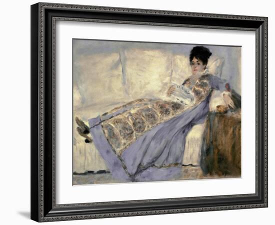 Portrait of Madame Monet by Pierre-Auguste Renoir-null-Framed Giclee Print