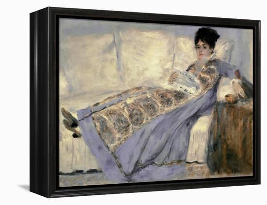 Portrait of Madame Monet by Pierre-Auguste Renoir-null-Framed Premier Image Canvas