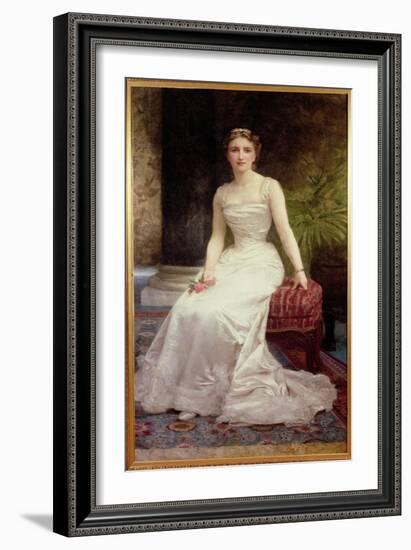 Portrait of Madame Olry-Roederer, 1900-William Adolphe Bouguereau-Framed Giclee Print