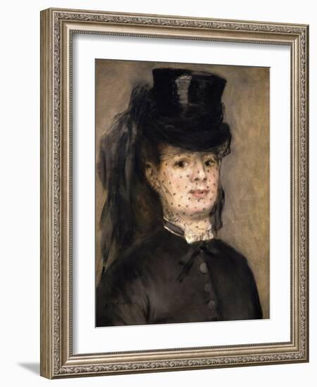 Portrait of Madame Paul Darras, 1872-Pierre-Auguste Renoir-Framed Giclee Print