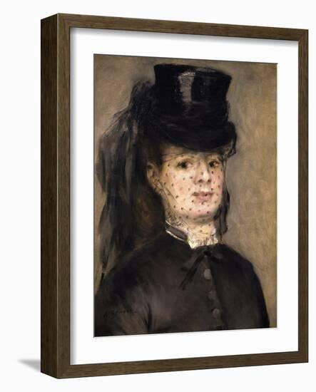 Portrait of Madame Paul Darras, 1872-Pierre-Auguste Renoir-Framed Giclee Print