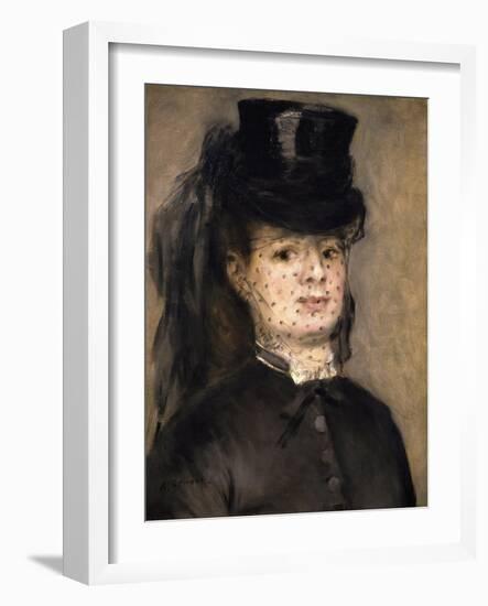 Portrait of Madame Paul Darras, 1872-Pierre-Auguste Renoir-Framed Giclee Print