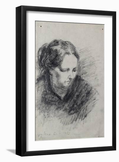 Portrait of Madame Pissarro, 1882-Camille Pissarro-Framed Giclee Print