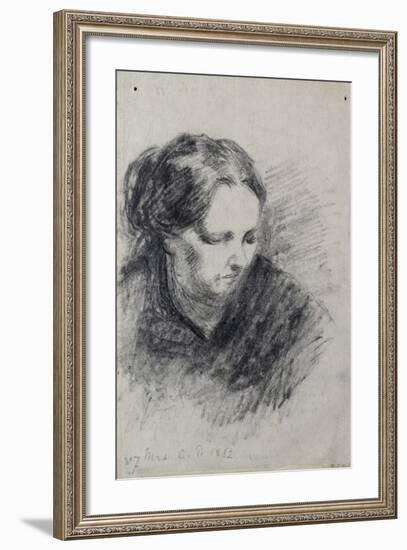 Portrait of Madame Pissarro, 1882-Camille Pissarro-Framed Giclee Print