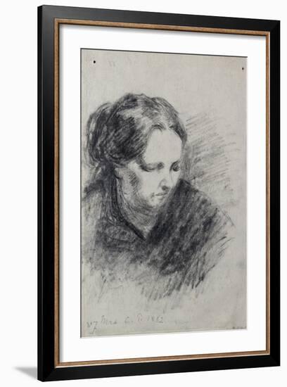 Portrait of Madame Pissarro, 1882-Camille Pissarro-Framed Giclee Print