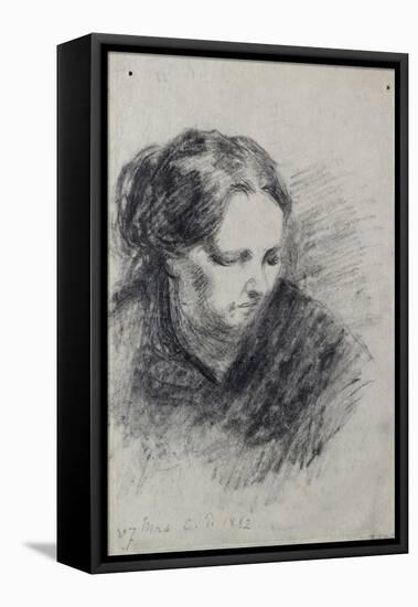 Portrait of Madame Pissarro, 1882-Camille Pissarro-Framed Premier Image Canvas