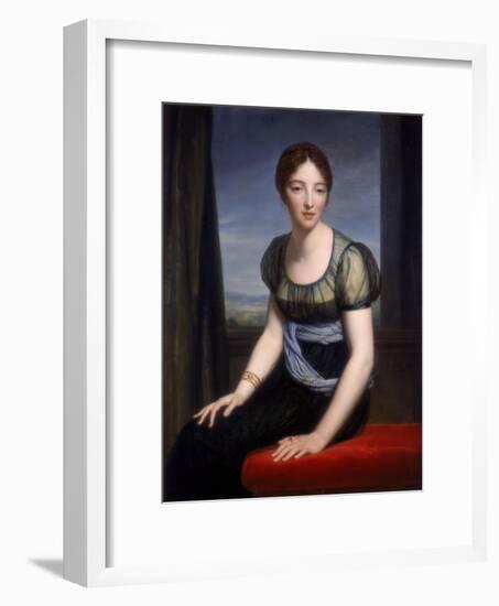 Portrait of Madame Regnault De Saint-Jean D'Angely, 1798-Francois Pascal Simon Gerard-Framed Giclee Print