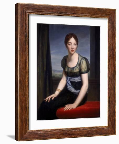 Portrait of Madame Regnault De Saint-Jean D'Angely, 1798-Francois Pascal Simon Gerard-Framed Giclee Print