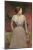 Portrait of Madame Renoux (Oil on Canvas)-Jules Ernest Renoux-Mounted Giclee Print