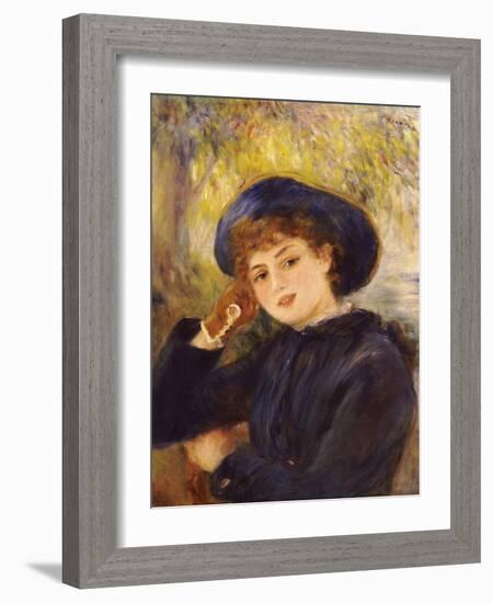 Portrait of Madamoiselle Demarsy, 1882-Pierre-Auguste Renoir-Framed Giclee Print