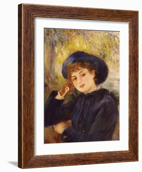 Portrait of Madamoiselle Demarsy, 1882-Pierre-Auguste Renoir-Framed Giclee Print