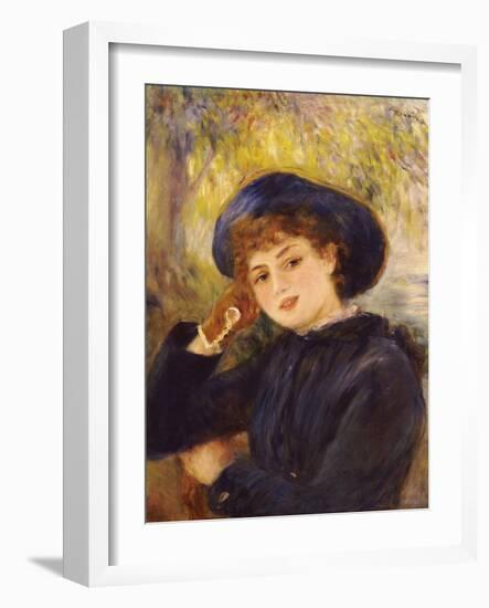 Portrait of Madamoiselle Demarsy, 1882-Pierre-Auguste Renoir-Framed Giclee Print