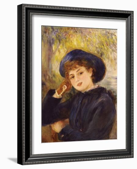 Portrait of Madamoiselle Demarsy, 1882-Pierre-Auguste Renoir-Framed Giclee Print