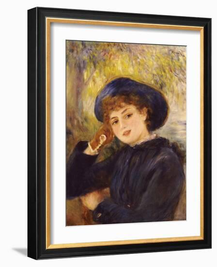 Portrait of Madamoiselle Demarsy, 1882-Pierre-Auguste Renoir-Framed Giclee Print