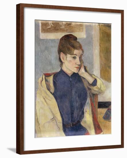 Portrait of Madeleine Bernard, 1888-Paul Gauguin-Framed Giclee Print