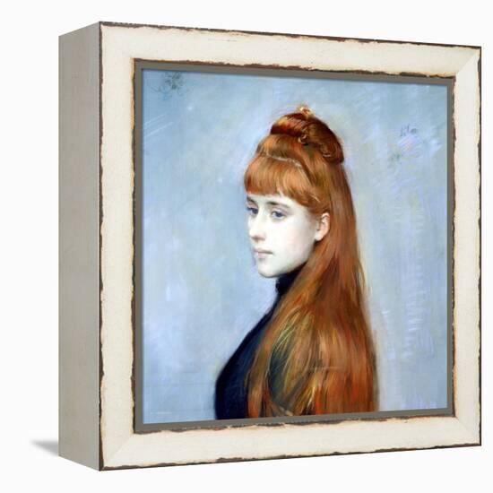 Portrait of Mademoiselle Alice Guerin-Paul Cesar Helleu-Framed Premier Image Canvas