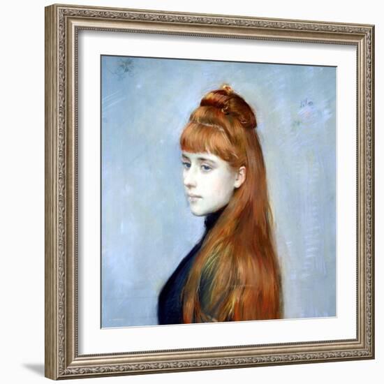 Portrait of Mademoiselle Alice Guerin-Paul Cesar Helleu-Framed Giclee Print