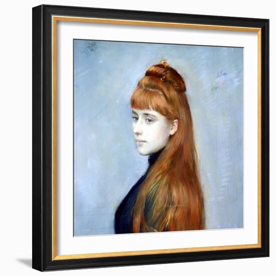 Portrait of Mademoiselle Alice Guerin-Paul Cesar Helleu-Framed Giclee Print