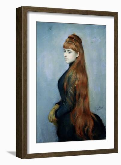 Portrait of Mademoiselle Alice Guerin-Paul Cesar Helleu-Framed Giclee Print