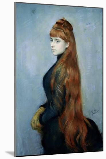 Portrait of Mademoiselle Alice Guerin-Paul Cesar Helleu-Mounted Giclee Print