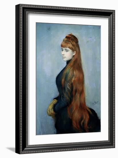 Portrait of Mademoiselle Alice Guerin-Paul Cesar Helleu-Framed Giclee Print