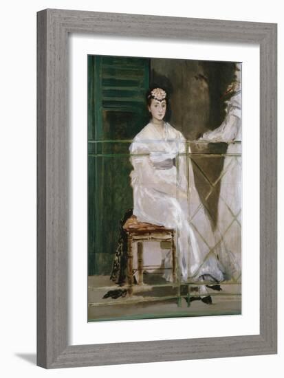 Portrait of Mademoiselle Claus, 1868-Edouard Manet-Framed Giclee Print